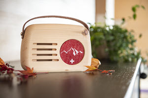 Musikbox aus Holz (Arve) | Arve.ch Musikbox aus Holz (Arve)