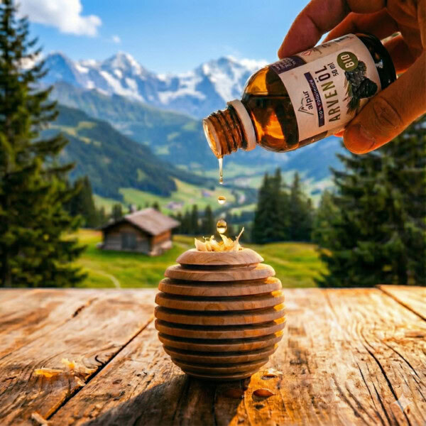 Duftkugel aus Arvenholz