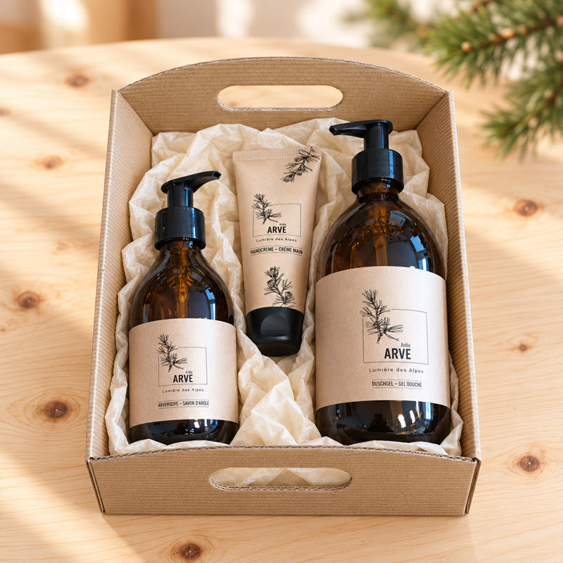 Geschenkset Pflege | Arve.ch